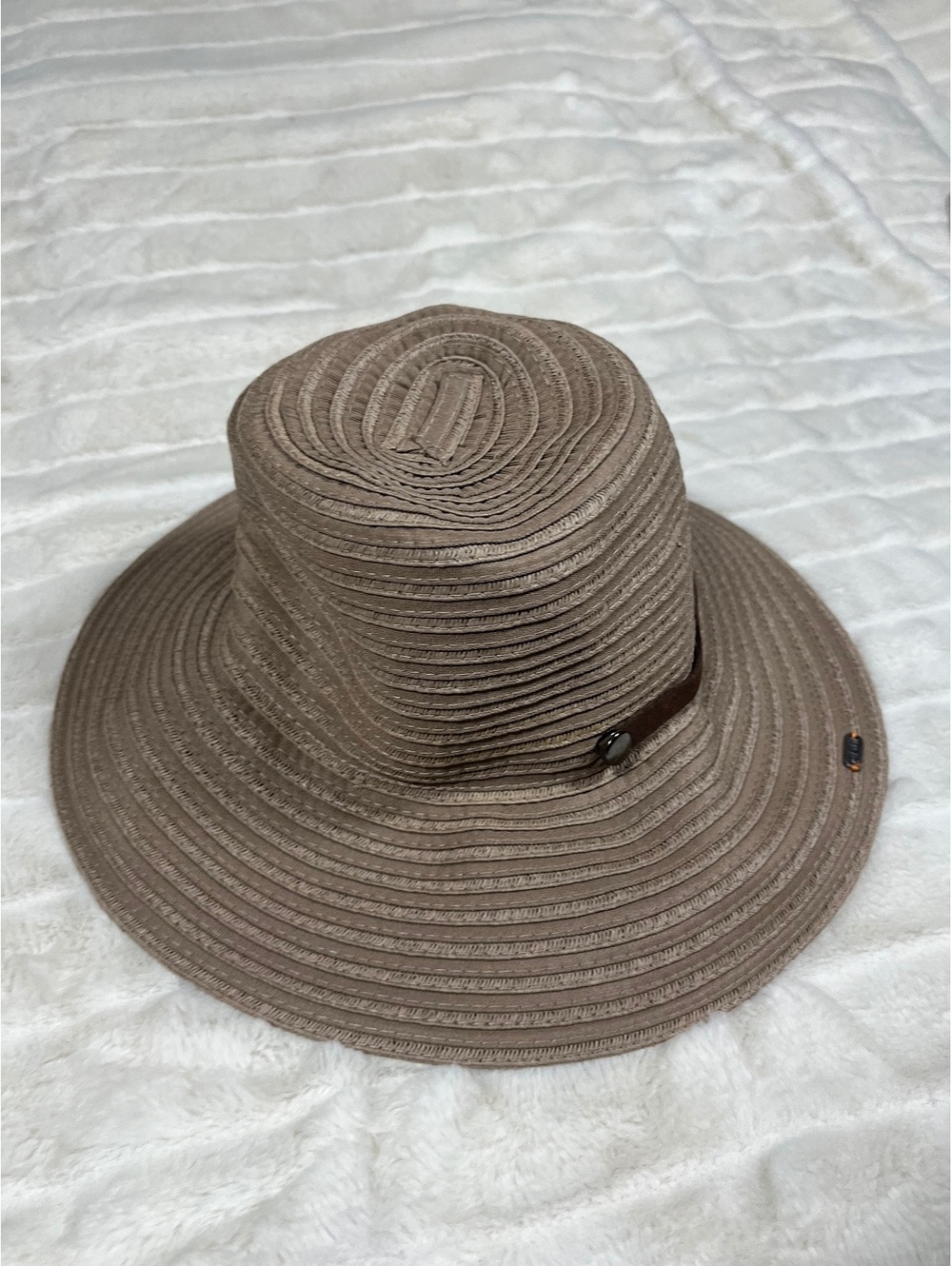 Pistil Women's One Size Mocha Brown Paper Vacation Cruise Fall Spring Sun Hat